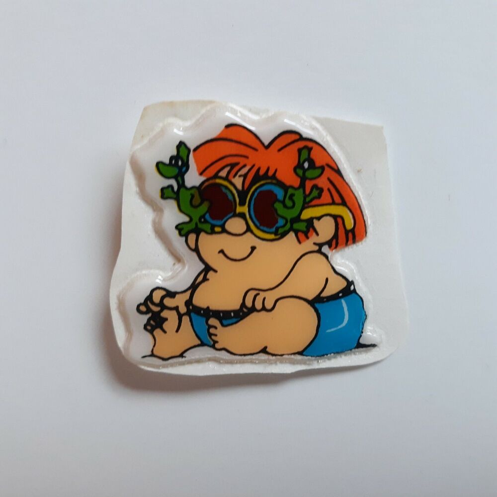Vintage Baby Marvin Puffy Sticker 80s Retro Classic Comic Strip Cartoon Gordy